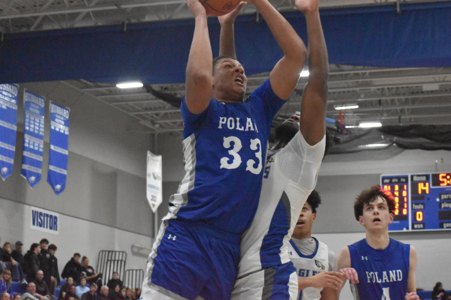 Poland tops Hubbard in OT for third straight league title